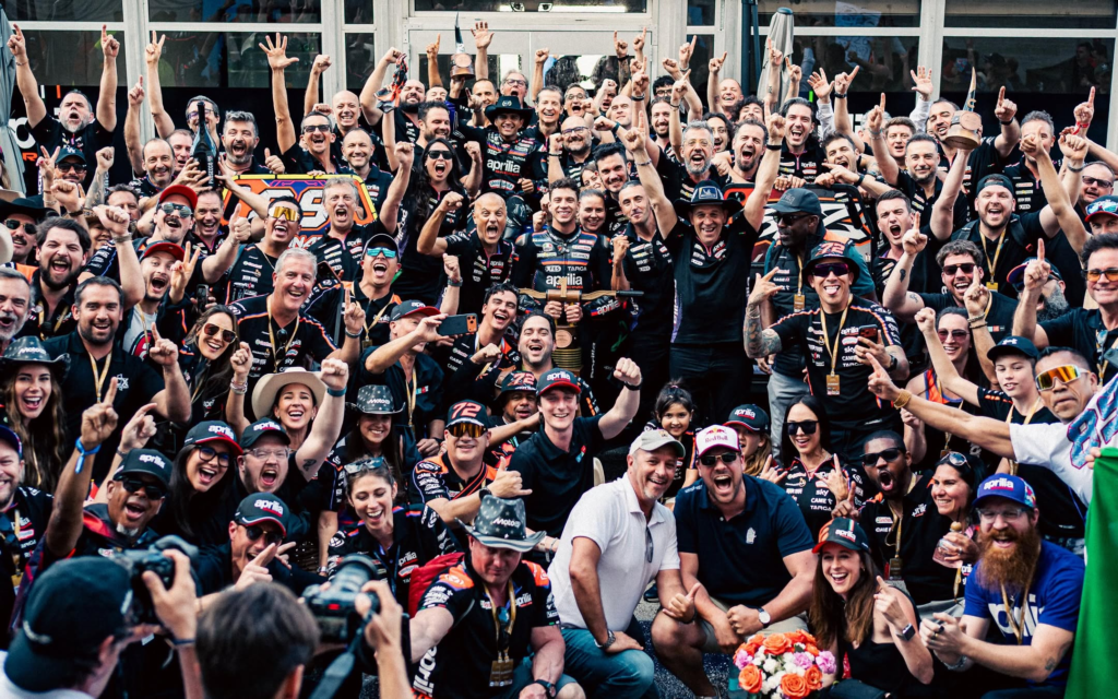 Aprilia se consolida como referencia en el arranque de MotoGP